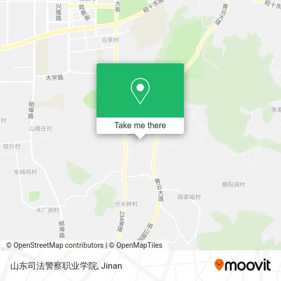山东司法警察职业学院 map