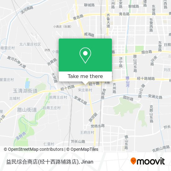 益民综合商店(经十西路辅路店) map
