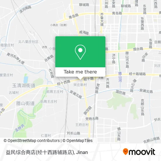 益民综合商店(经十西路辅路店) map