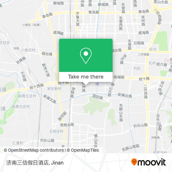济南三信假日酒店 map
