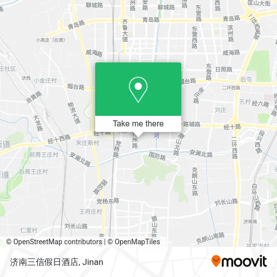 济南三信假日酒店 map