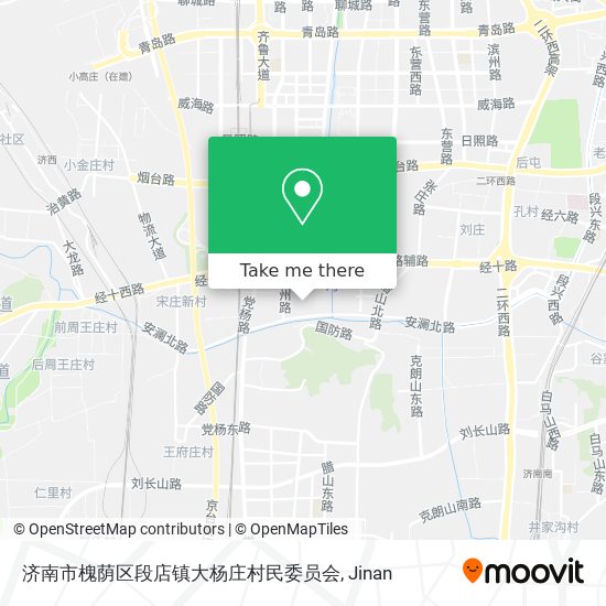 济南市槐荫区段店镇大杨庄村民委员会 map