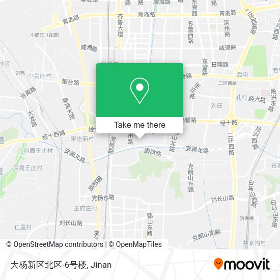 大杨新区北区-6号楼 map