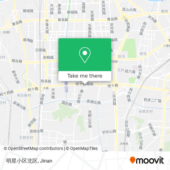 明星小区北区 map