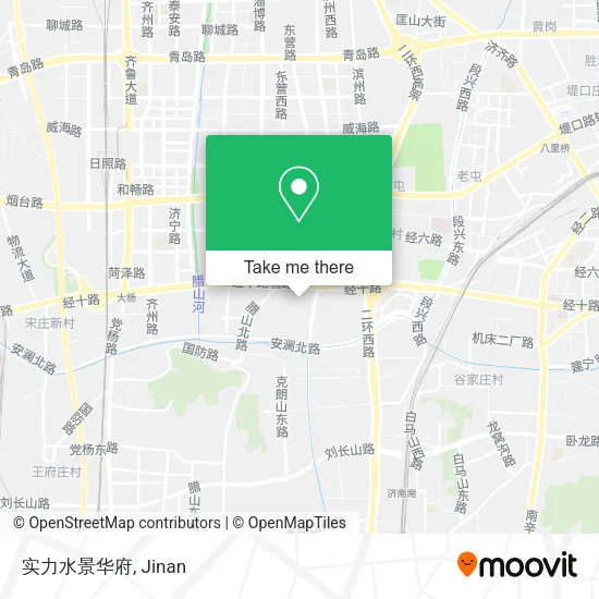 实力水景华府 map