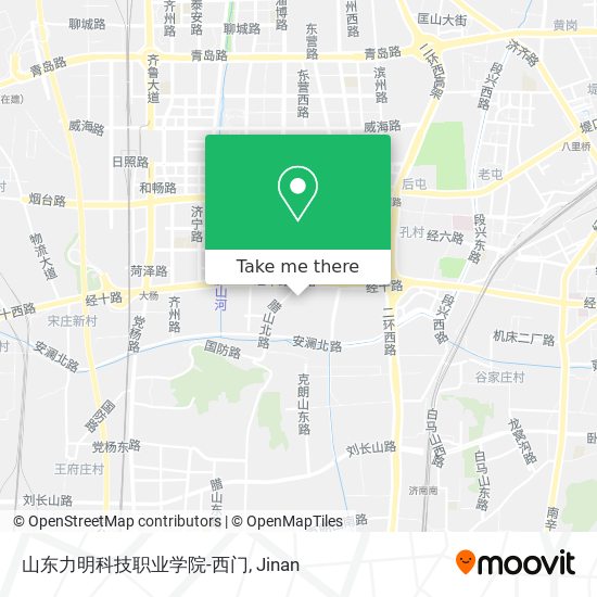 山东力明科技职业学院-西门 map