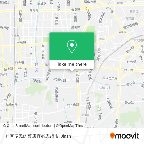 社区便民肉菜店宜必思超市 map