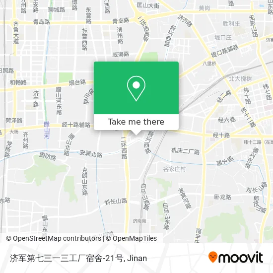济军第七三一三工厂宿舍-21号 map