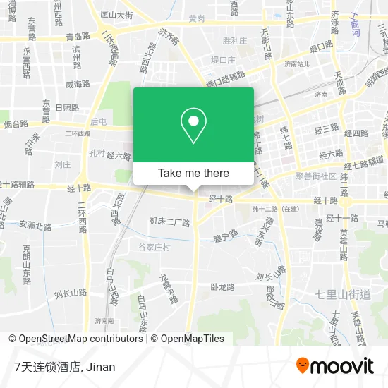 7天连锁酒店 map