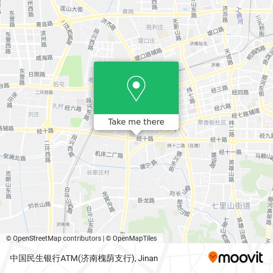 中国民生银行ATM(济南槐荫支行) map