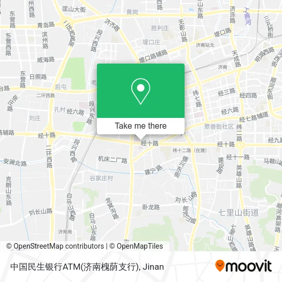 中国民生银行ATM(济南槐荫支行) map