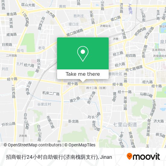 招商银行24小时自助银行(济南槐荫支行) map