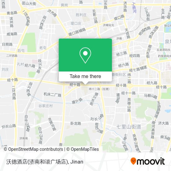 沃德酒店(济南和谐广场店) map