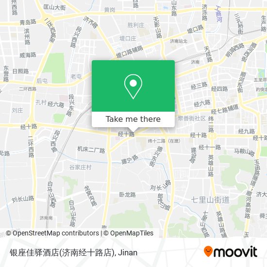 银座佳驿酒店(济南经十路店) map