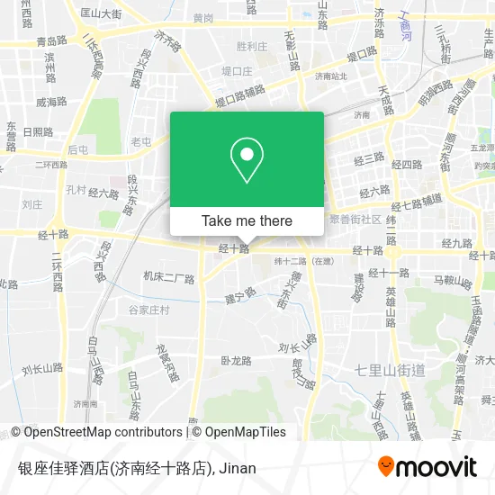 银座佳驿酒店(济南经十路店) map