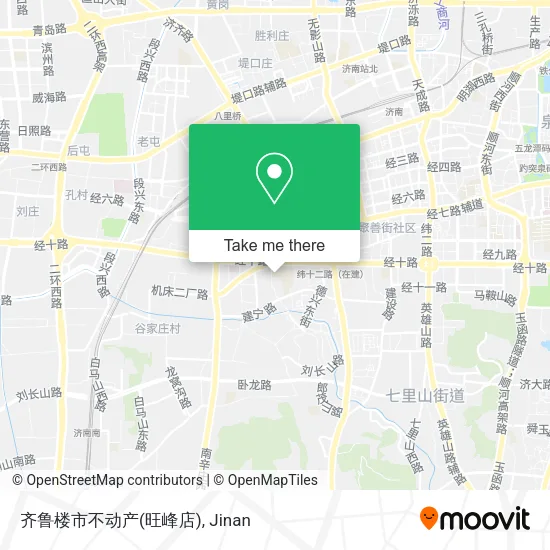 齐鲁楼市不动产(旺峰店) map