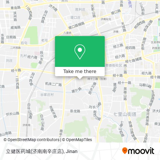 立健医药城(济南南辛庄店) map