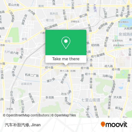 汽车补胎汽修 map