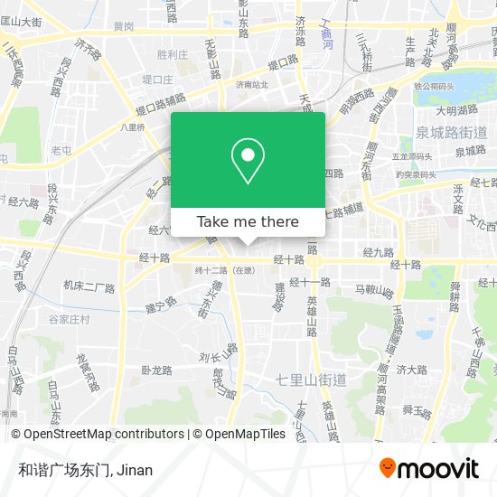 和谐广场东门 map