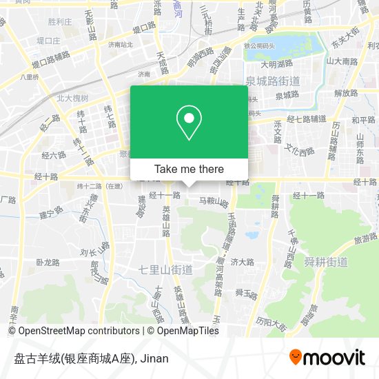 盘古羊绒(银座商城A座) map