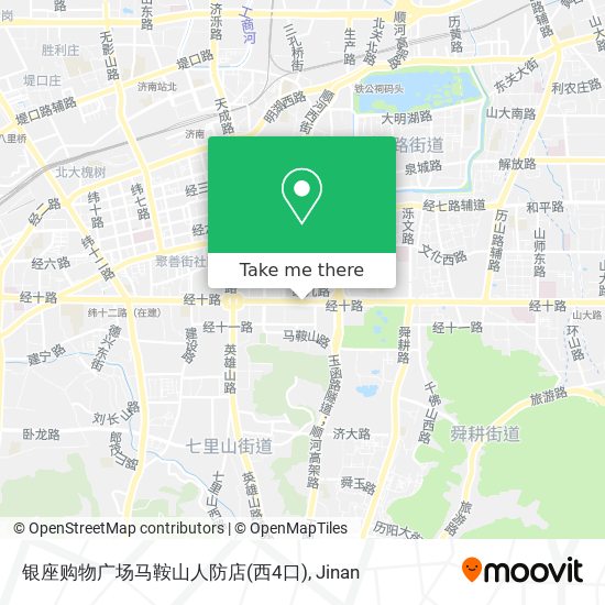 银座购物广场马鞍山人防店(西4口) map