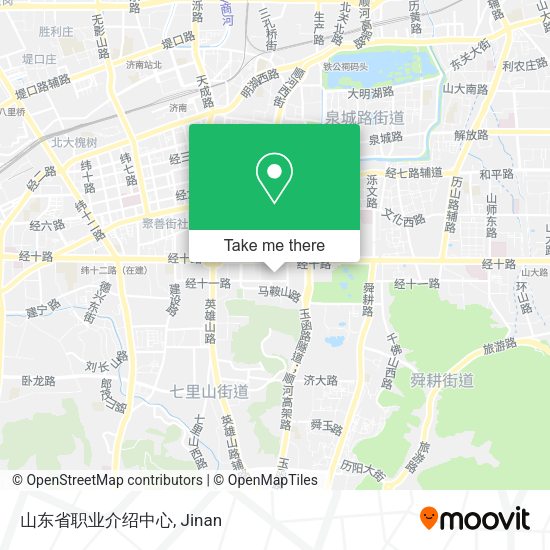 山东省职业介绍中心 map