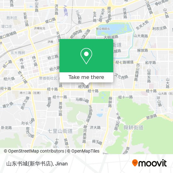 山东书城(新华书店) map