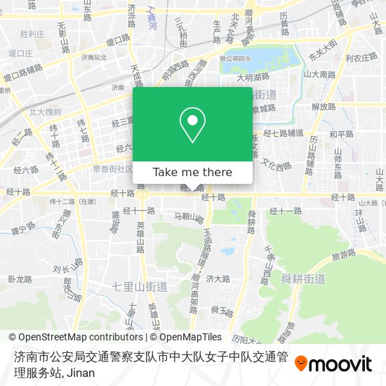 济南市公安局交通警察支队市中大队女子中队交通管理服务站 map