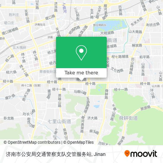 济南市公安局交通警察支队交管服务站 map