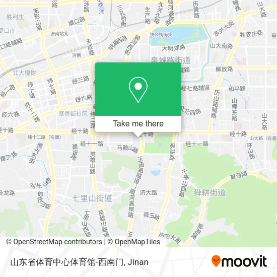 山东省体育中心体育馆-西南门 map