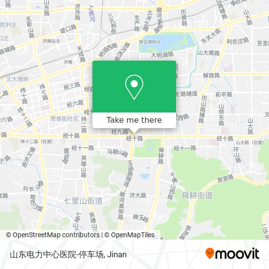 山东电力中心医院-停车场 map