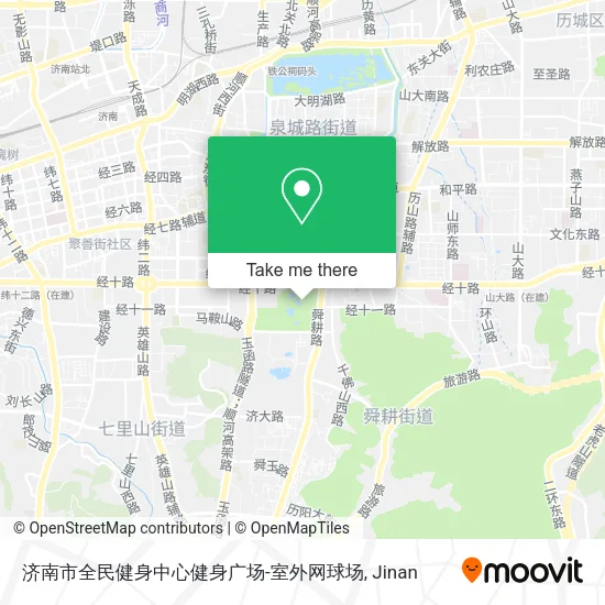 济南市全民健身中心健身广场-室外网球场 map