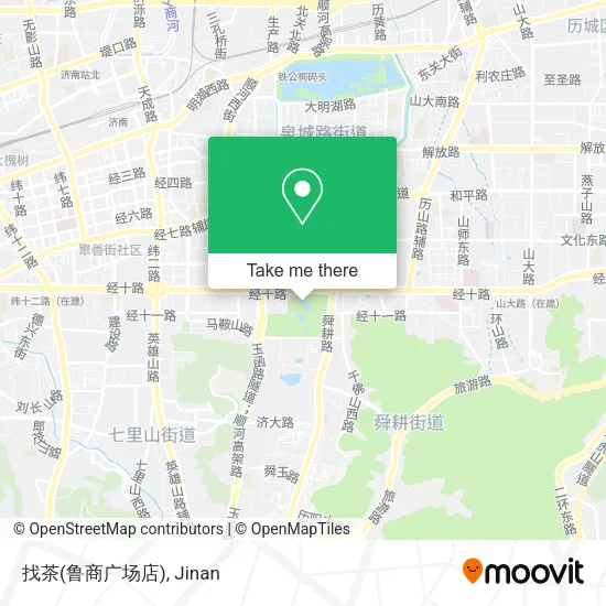 找茶(鲁商广场店) map