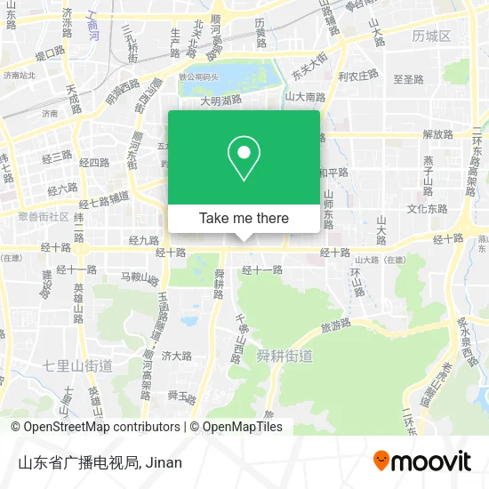 山东省广播电视局 map