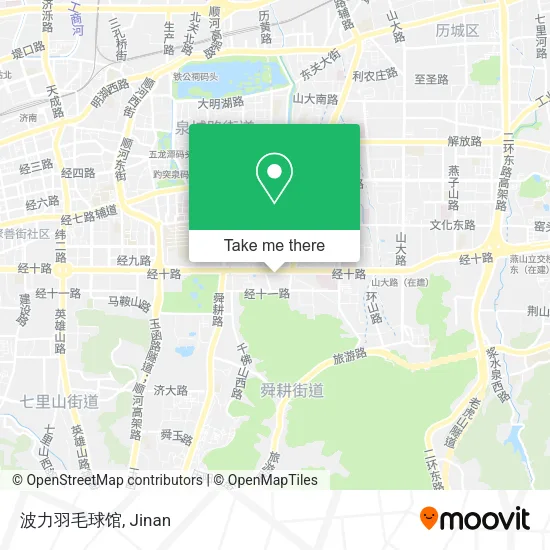 波力羽毛球馆 map