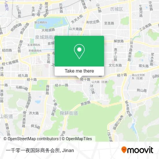 一千零一夜国际商务会所 map