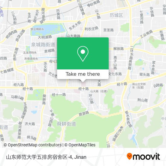 山东师范大学五排房宿舍区-4 map