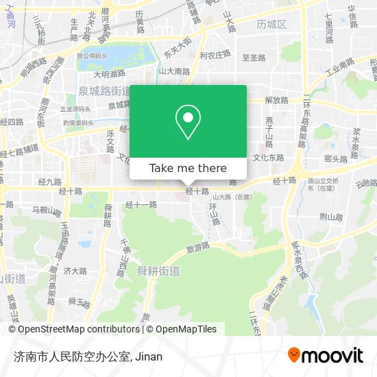 济南市人民防空办公室 map