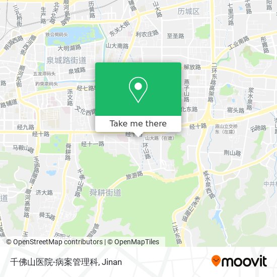 千佛山医院-病案管理科 map