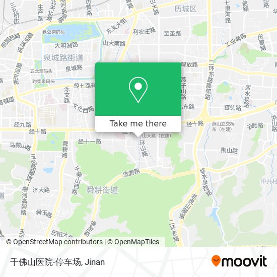 千佛山医院-停车场 map