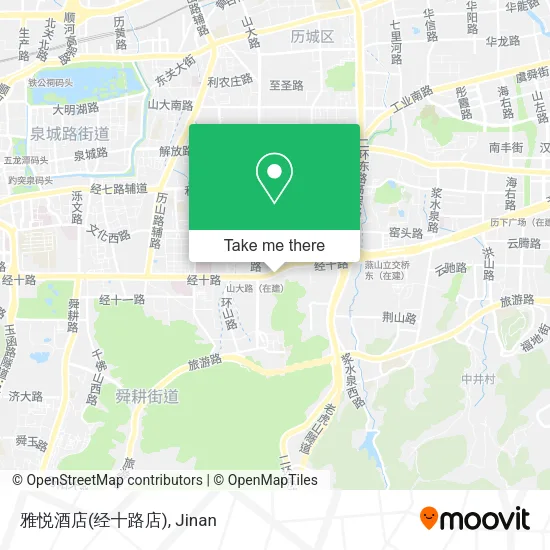 雅悦酒店(经十路店) map