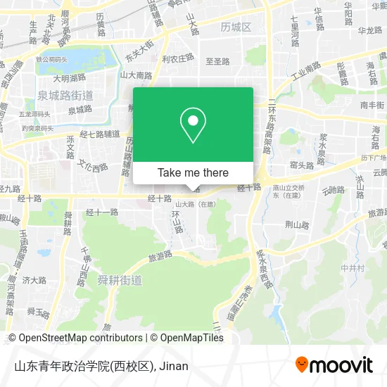 山东青年政治学院(西校区) map