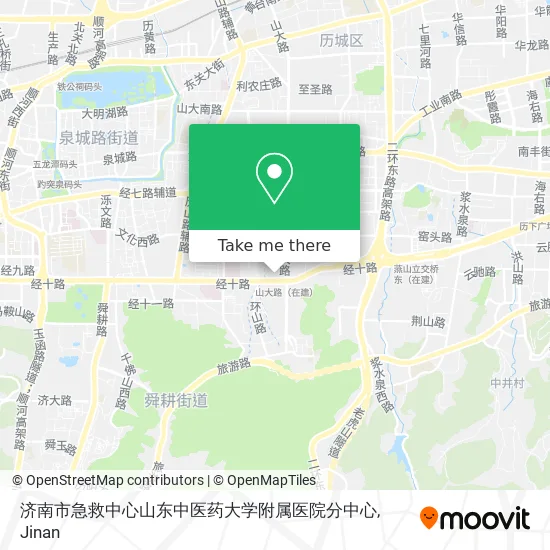 济南市急救中心山东中医药大学附属医院分中心 map