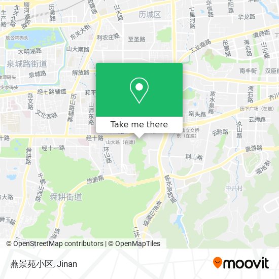 燕景苑小区 map