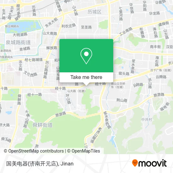 国美电器(济南开元店) map