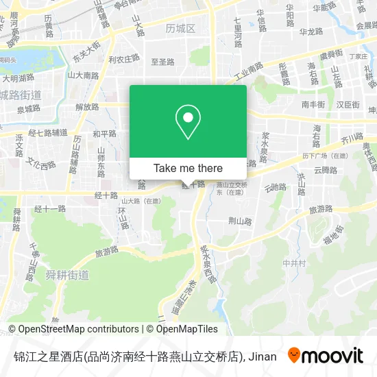 锦江之星酒店(品尚济南经十路燕山立交桥店) map