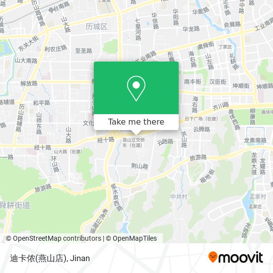 迪卡侬(燕山店) map
