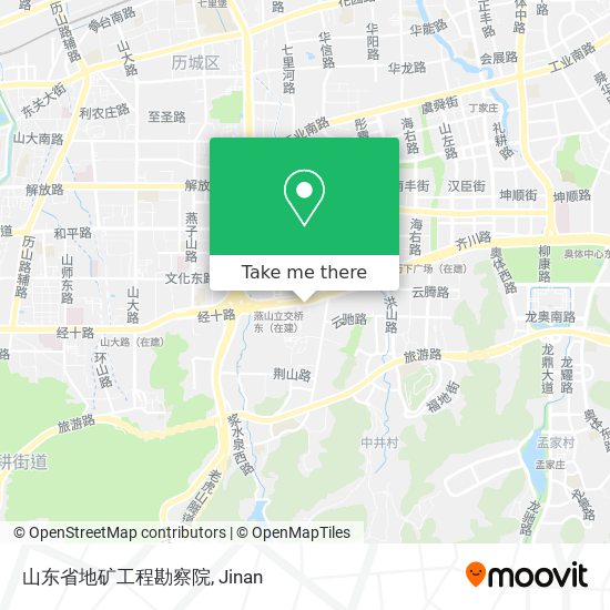 山东省地矿工程勘察院 map