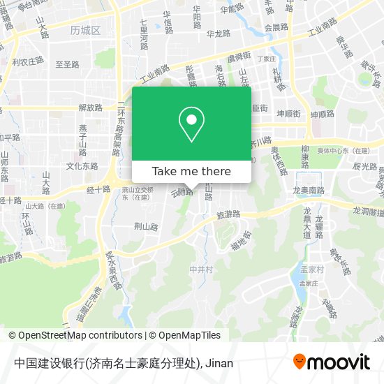 中国建设银行(济南名士豪庭分理处) map