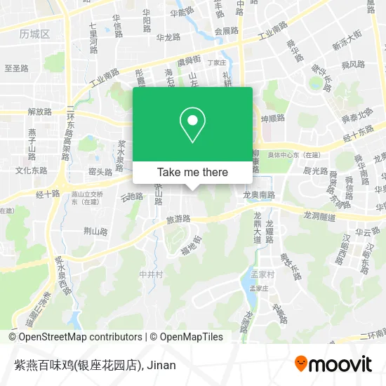 紫燕百味鸡(银座花园店) map